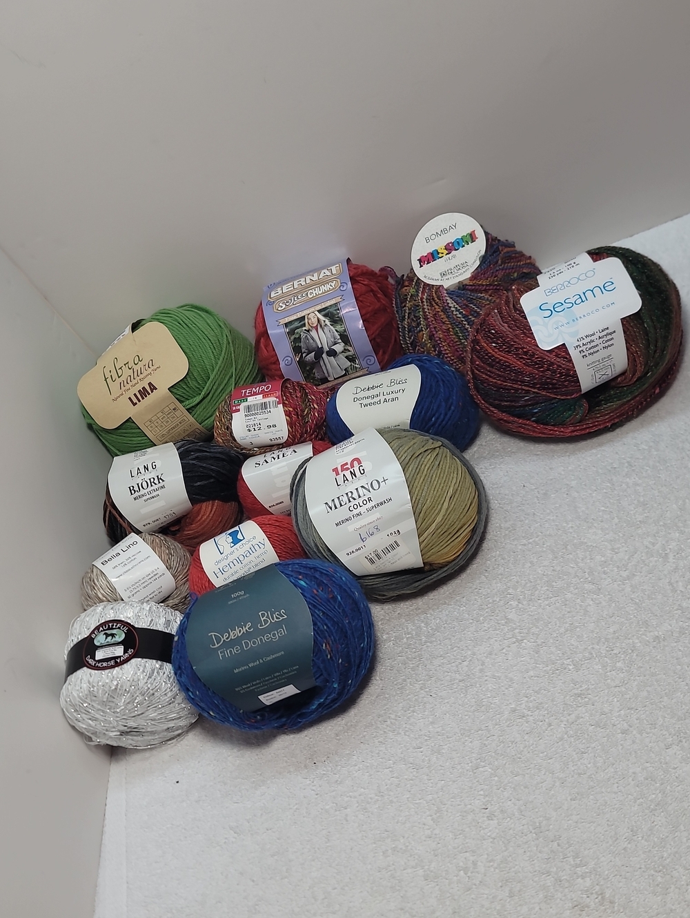 Assorted Yarn Bundle – Multicolor Odds Balls ! NWT